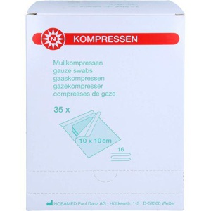 MULLKOMPRESSEN 10x10 cm steril 16fach Produktbild