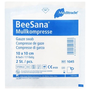 MULLKOMPRESSEN 10x10 cm steril 8fach Produktbild