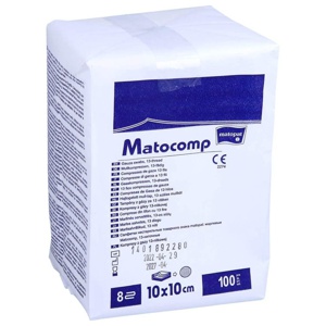 MULLKOMPRESSEN 10x10 cm unst.8fach 13fäd. Produktbild