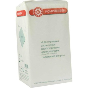 MULLKOMPRESSEN 10x10 cm unsteril 16fach Produktbild