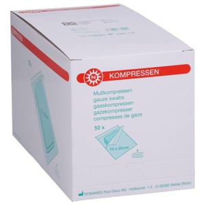 MULLKOMPRESSEN 10x20 cm steril 8fach Produktbild