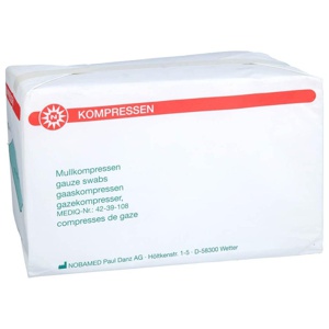 MULLKOMPRESSEN 10x20 cm unsteril 8fach Produktbild
