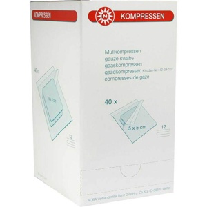 MULLKOMPRESSEN 5x5 cm steril 12fach Produktbild