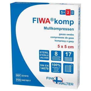 MULLKOMPRESSEN 5x5 cm steril 8fach Produktbild