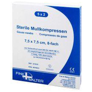 MULLKOMPRESSEN 7,5x7,5 cm steril 8fach Produktbild