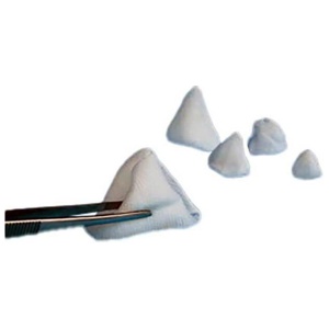 Mulltupfer 15x15 cm walnussgroß ballonf.steril, 5X2 St Tupfer Produktbild