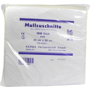 MULLZUSCHNITTE BW unsteril 20x20 cm Produktbild