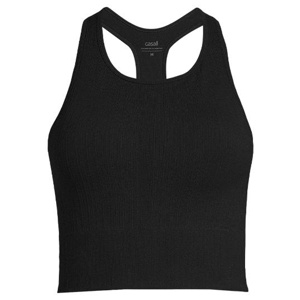 Multi Rib Seamless Padded Sports Top Black produkt bild