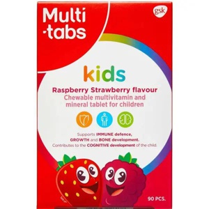 Multi-Tabs kids rasp/strawber produktbillede