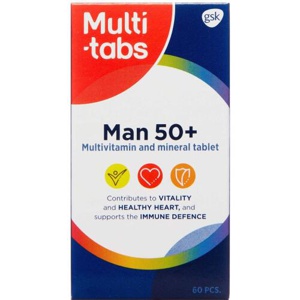 Multi-tabs Man 50+ Tabletter produktbillede