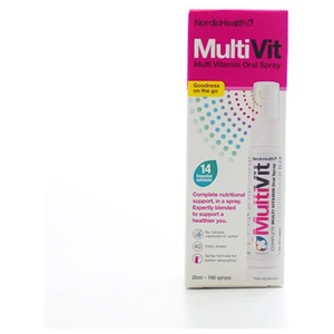 NordicHealth MultiVit Multivitamin Spray 25 ml produktbillede