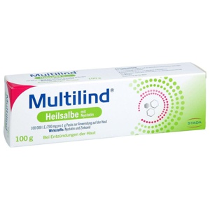 MULTILIND Heilsalbe m.Nystatin u.Zinkoxid Produktbild