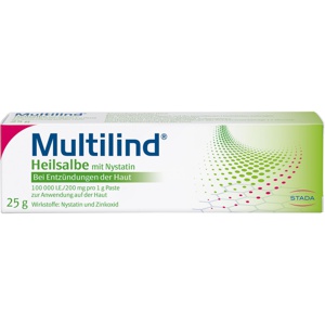 MULTILIND Heilsalbe m.Nystatin u.Zinkoxid Produktbild