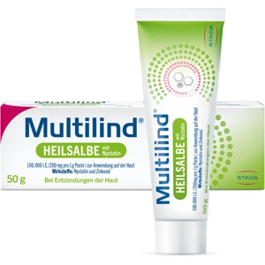 MULTILIND Heilsalbe m.Nystatin u.Zinkoxid Produktbild