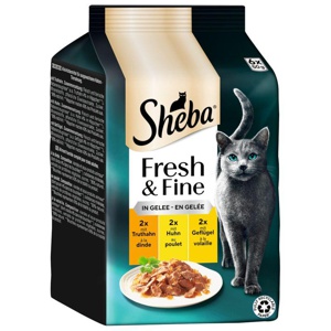 Multipack Sheba Fresh & Fine Frischebeutel 6 x 50 g Produktbild