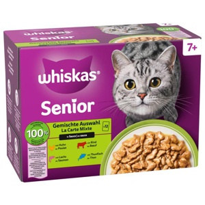 Multipack Whiskas Senior Frischebeutel 12 x 85 g Produktbild