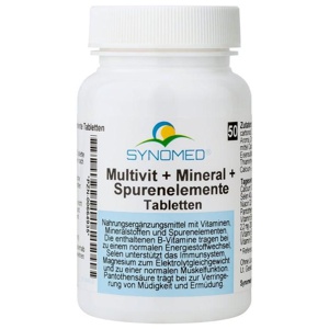 MULTIVIT+Mineral+Spurenelemente Synomed Tabletten Produktbild
