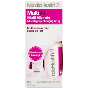 Multivit Multivitamin Spray 25 ml produktbillede