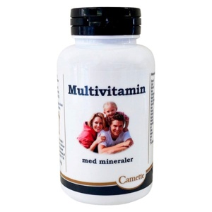 Camette Multivitamin med Mineraler 120 stk. produktbillede