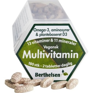 Berthelsen Vegansk Multivitamin - 180 stk produktbillede