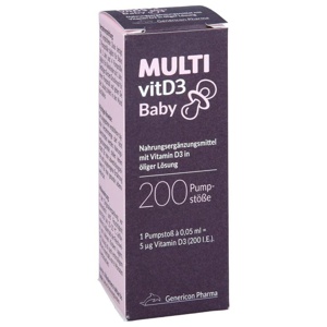 MULTIvitD3 Baby 10 ml Pumplösung Produktbild