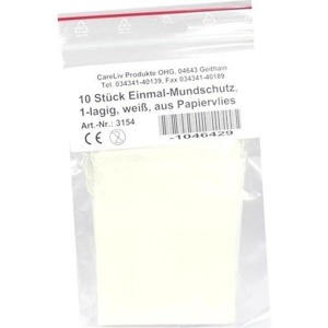 MUNDSCHUTZ PAPIERVLIES m.Gummiband weiß Produktbild