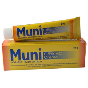 MUNI 0,5% HC Creme Produktbild