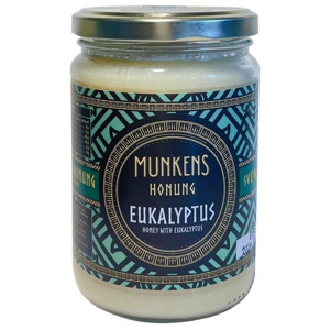 Munkens Hälsa Honung Raw Eukalyptus Eko 500 g produkt bild