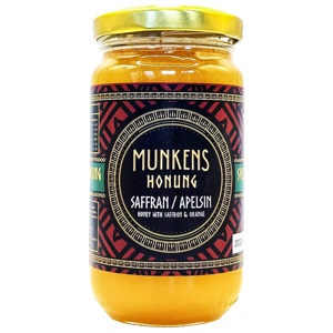 Munkens Hälsa Honung Raw Apelsin & Saffran 280 g produkt bild