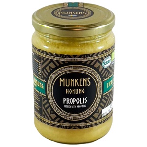 Munkens Hälsa Honung Raw Propolis Honung 500 g produkt bild