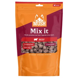 Mush Dog Adult Mix it Freeze Dried Complete Beef 200 g produkt bild