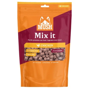 Mush Dog Adult Mix it Freeze Dried Complete Chicken 200 g produkt bild