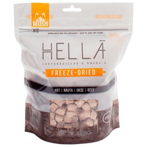 MUSH Hellä Freeze-Dried® Frystorkat Hundfoder 250 g - Nöt produkt bild