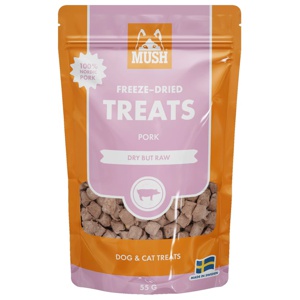 MUSH Treats Frystorkat Gris produkt bild