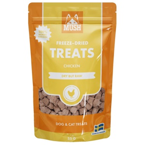 MUSH Treats Frystorkat Kyckling produkt bild