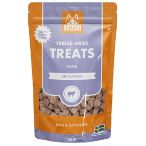 MUSH Treats Frystorkat Lamm produkt bild