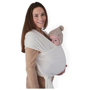 Mushie Baby Carrier Wrap Ivory produkt bild
