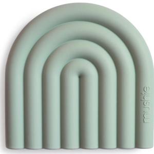 Mushie Bitring Regnbåge Cambridge Blue produkt bild