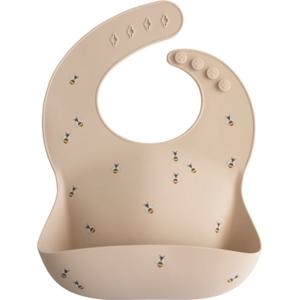 Mushie Haklapp Silikon, Bees produkt bild
