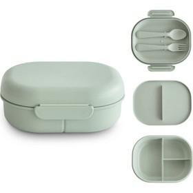 Mushie Lunchbox Sage produkt bild