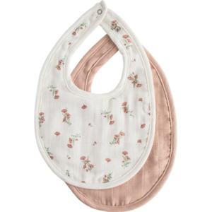Mushie Muslin Haklapp 2-pack (Blush / Pink Floral) produkt bild