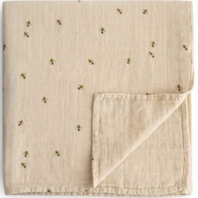 Mushie Muslin Swaddle Bees produkt bild