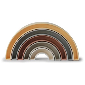 Mushie Rainbow Sol Stacking Toy produkt bild