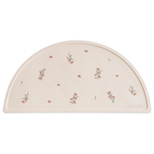 Mushie Silicone Mat Pink Flowers produkt bild
