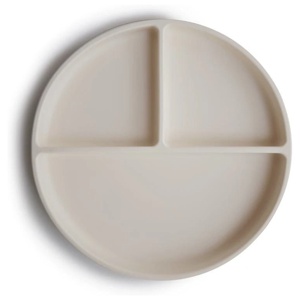 Mushie Silikontallrik Ivory produkt bild