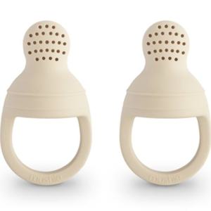Mushie Smaknapp Silikon 2-pack, Shifting Sands produkt bild