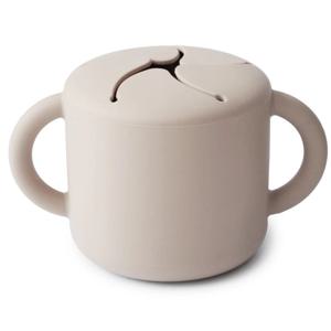 Mushie Snack Cup Ivory produkt bild