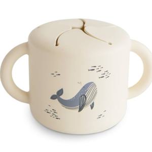 Mushie Snack Cup Whales produkt bild