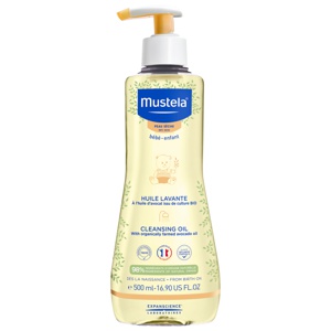 Mustela Cleansing Oil Dry Skin 500 ml produktbilde