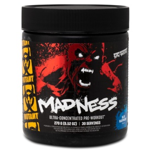 Mutant Madness Blue raspberry 30 portioner produktbillede